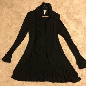 Black Matilda Jane ruffle sweater